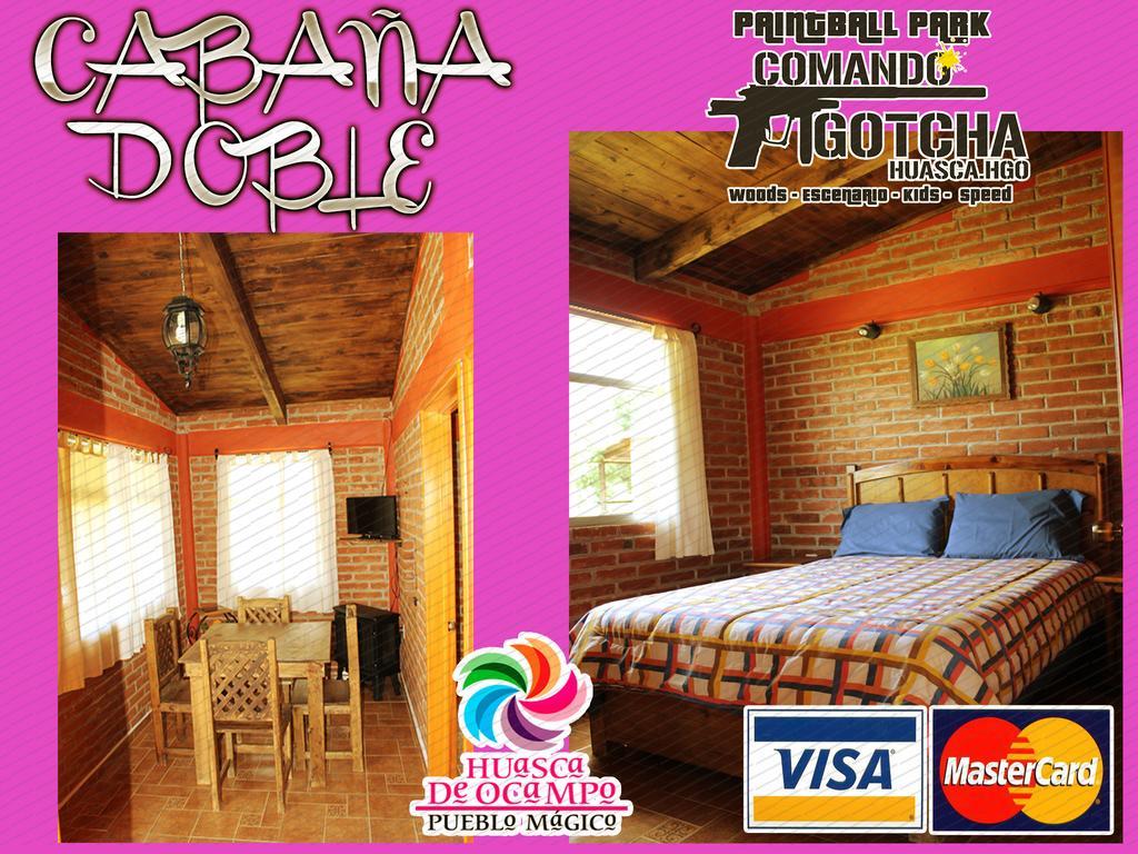 מלון הואסקה דה אוקמפו Cabanas Gotcha Huasca מראה חיצוני תמונה