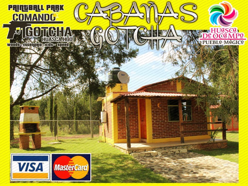מלון הואסקה דה אוקמפו Cabanas Gotcha Huasca מראה חיצוני תמונה